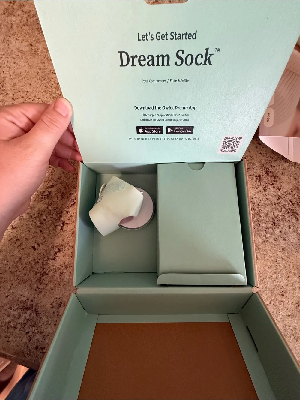 Owlet Dream Sock Baby Monitor - Mint